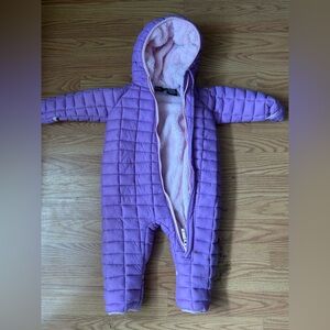 Snozu Baby Snowsuit Purple and Pink. 9-12 Month